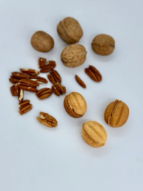 Nueces con dulce de leche